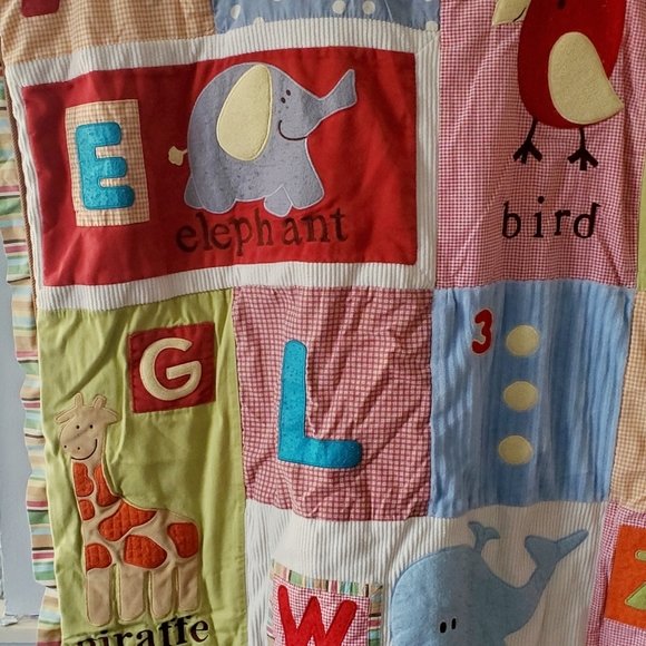 Cocalo Baby Crib Blanket/Quilt/Comforter Primary Colors Reversable Patch… - Picture 4 of 9